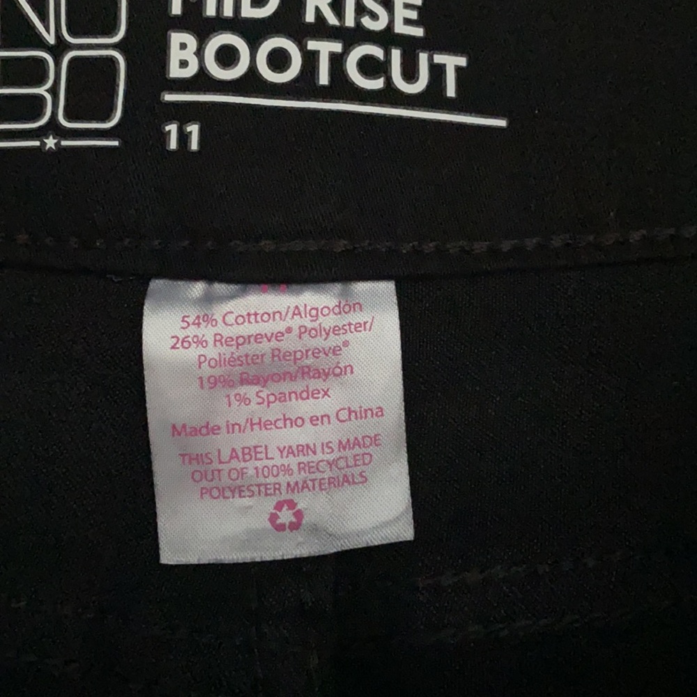 Bootcut Black Jeans Mid Rise - Picture 5 of 5